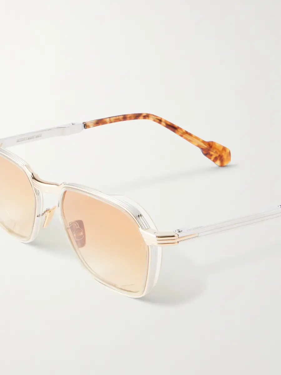 Jacques Marie Mage Beckett D-Frame Silver-Tone Titanium and Acetate Sunglasses - Men | Thumbnail 3 Jacques Marie Mage Beckett D-Frame Silver-Tone Titanium and Acetate Sunglasses - Men | Thumbnail 3