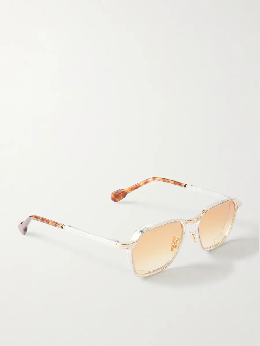 Jacques Marie Mage Beckett D-Frame Silver-Tone Titanium and Acetate Sunglasses - Men | Thumbnail 4 Jacques Marie Mage Beckett D-Frame Silver-Tone Titanium and Acetate Sunglasses - Men | Thumbnail 4
