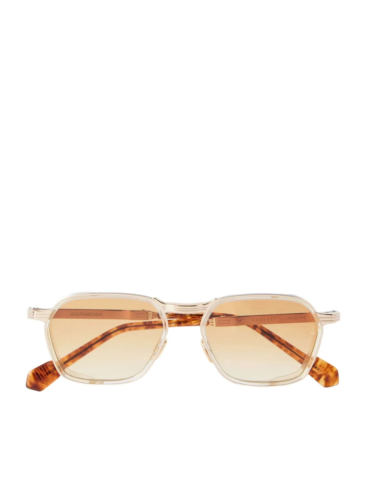 Jacques Marie Mage Beckett D-Frame Silver-Tone Titanium and Acetate Sunglasses - Men