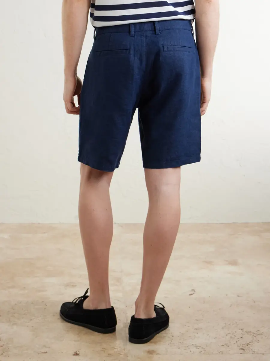 NN07 Aden 1454 Straight-Leg Linen Shorts - Men | Thumbnail 4 NN07 Aden 1454 Straight-Leg Linen Shorts - Men | Thumbnail 4