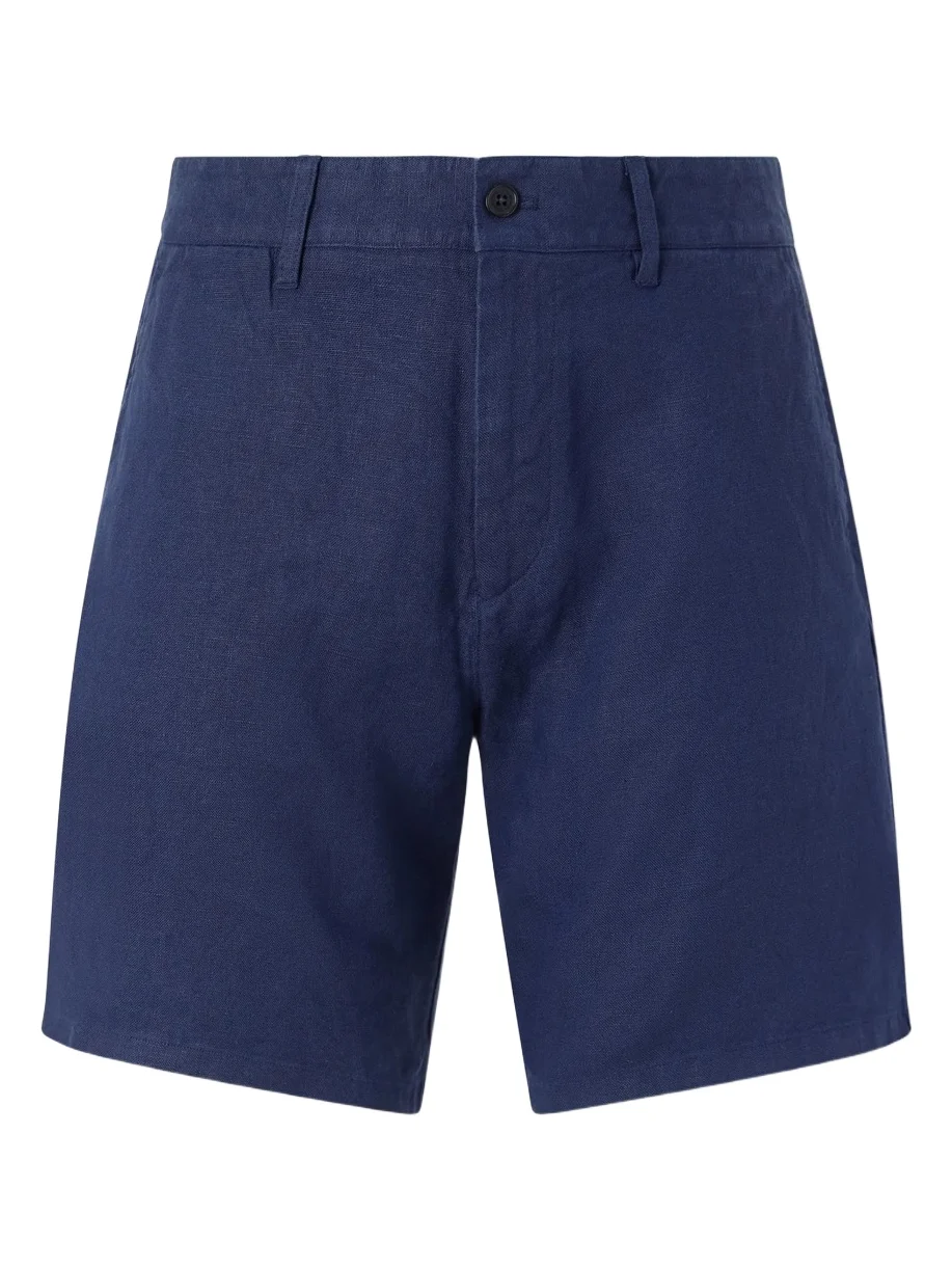 Aden 1454 Straight-Leg Linen Shorts - Men Aden 1454 Straight-Leg Linen Shorts - Men