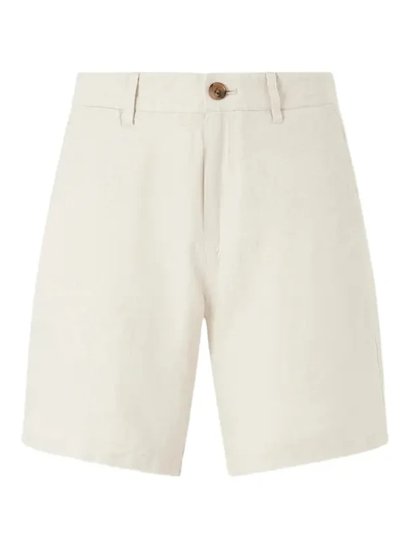 Aden 1454 Straight-Leg Linen Shorts - Men Aden 1454 Straight-Leg Linen Shorts - Men