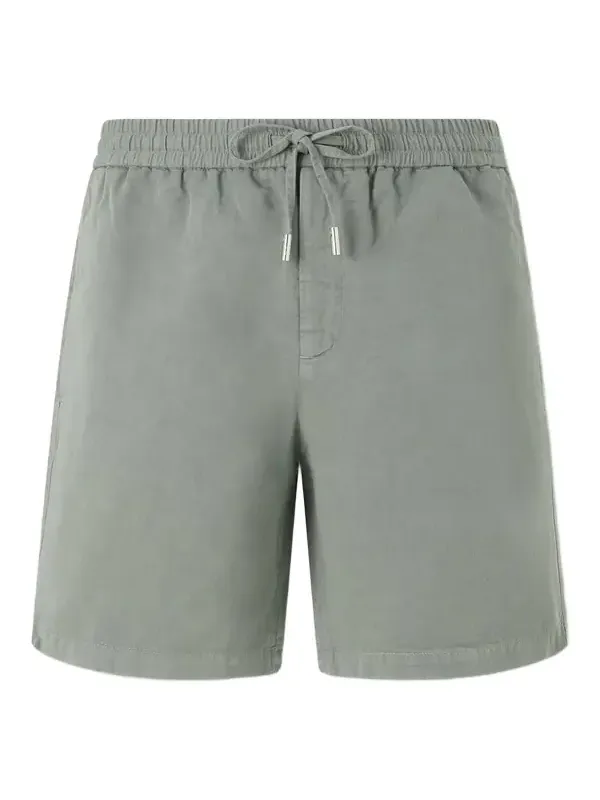 Straight-Leg Cotton and Linen-Blend Twill Drawstring Shorts - Men
