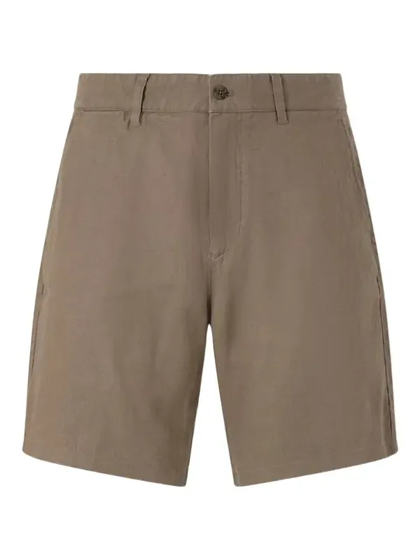 Aden 1454 Straight-Leg Linen Shorts - Men Aden 1454 Straight-Leg Linen Shorts - Men