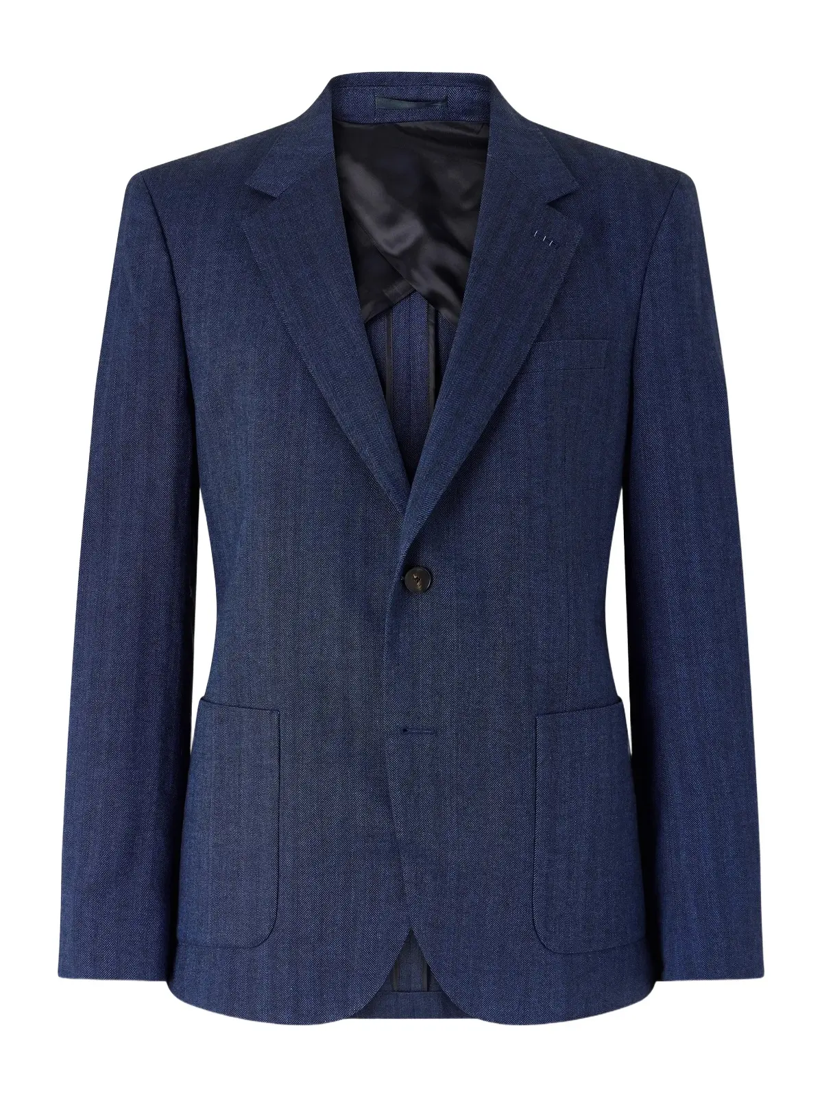 Herringbone Linen-Blend Suit Jacket - Men