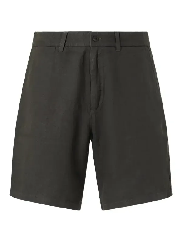 Aden 1454 Straight-Leg Linen Shorts - Men Aden 1454 Straight-Leg Linen Shorts - Men