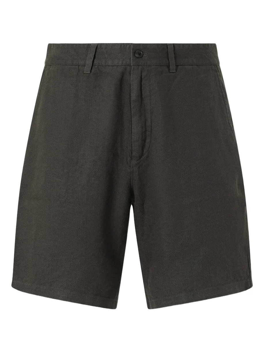 Aden 1454 Straight-Leg Linen Shorts - Men Aden 1454 Straight-Leg Linen Shorts - Men