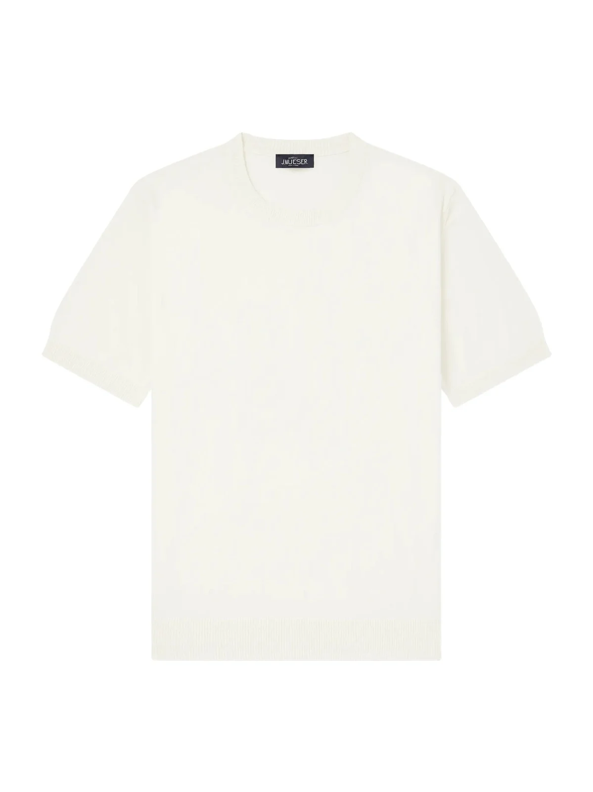 Knitted Cotton T-Shirt - Men Knitted Cotton T-Shirt - Men