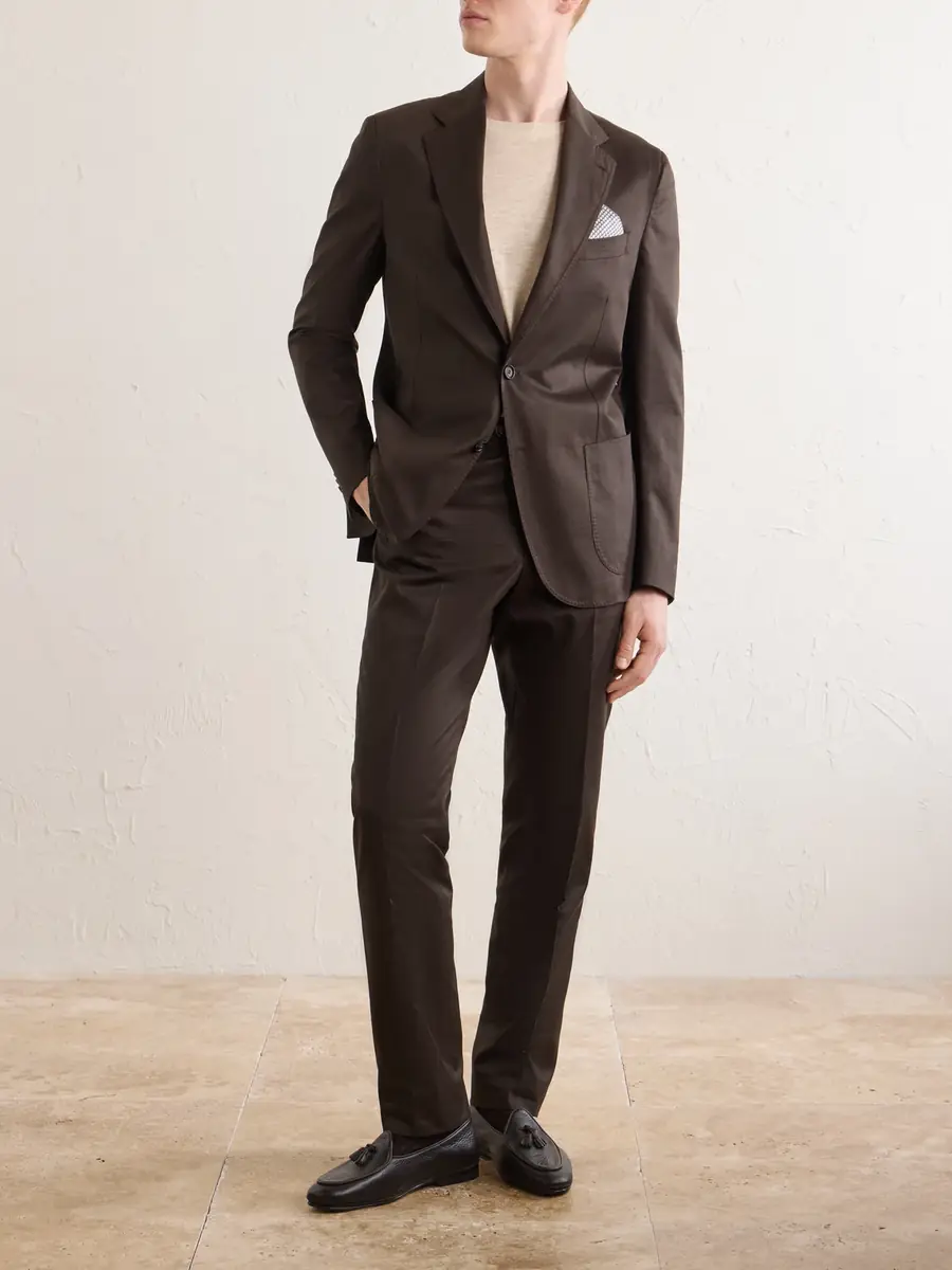 De Petrillo Cotton Suit Jacket - Men | Thumbnail 4