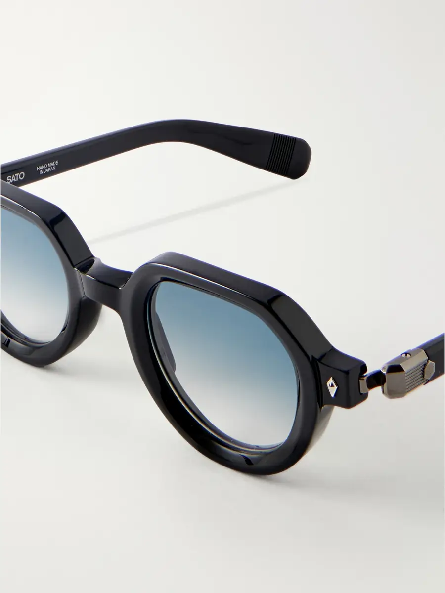 Sato Elnat Round-Frame Acetate Sunglasses - Men | Thumbnail 3