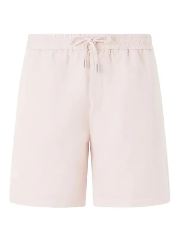 Straight-Leg Cotton and Linen-Blend Twill Drawstring Shorts - Men Straight-Leg Cotton and Linen-Blend Twill Drawstring Shorts - Men