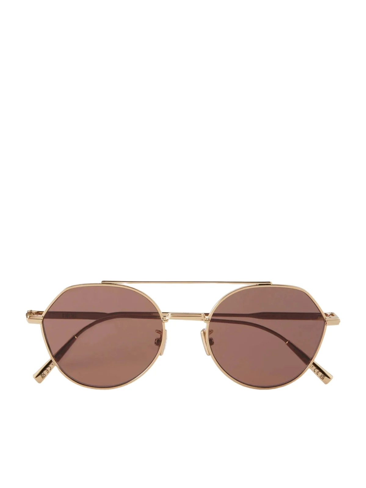 DIOR Eyewear DiorBlackSuit R6U Aviator-Style Gold-Tone Sunglasses - Men
