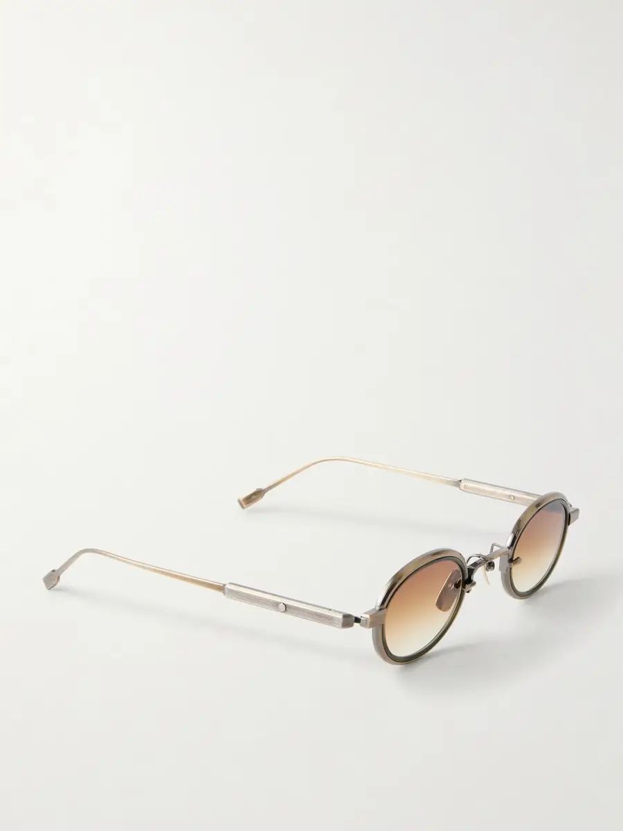 Sato Algedi-T Round-Frame Titanium Sunglasses - Men | Thumbnail 4