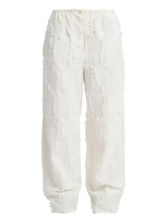 Shilo Wide-Leg Pants In Jacquard Cotton Shilo Wide-Leg Pants In Jacquard Cotton