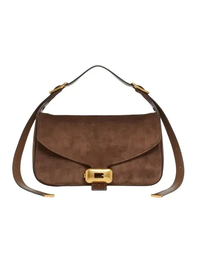 Clicca Medium Suede Shoulder Bag Clicca Medium Suede Shoulder Bag