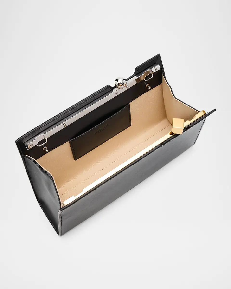 Jacquemus Le Salon Rond Carre Leather Clutch Bag | Thumbnail 8 Jacquemus Le Salon Rond Carre Leather Clutch Bag | Thumbnail 8