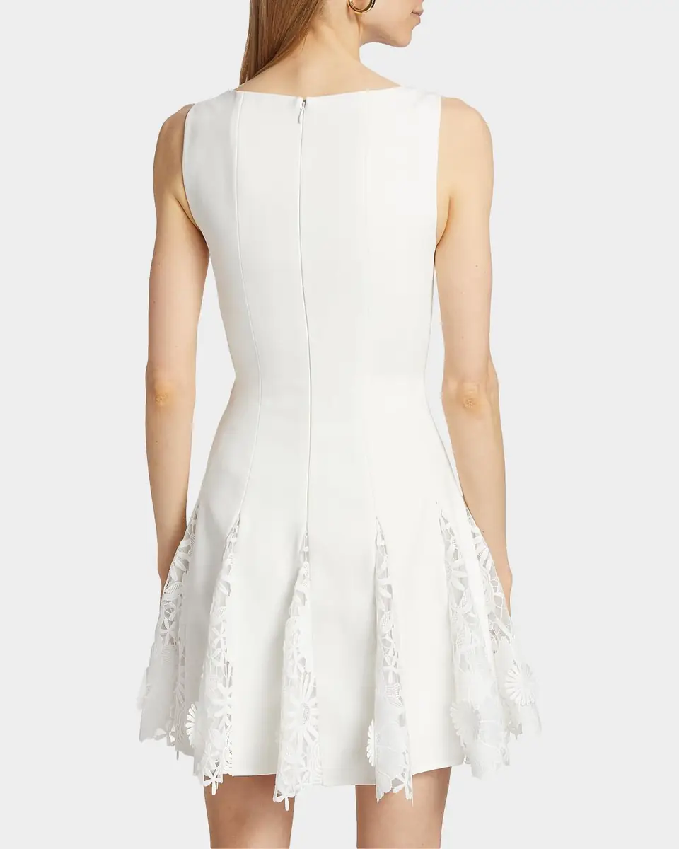 Milly Ariel Cady 3D Lace Minidress | Thumbnail 3 Milly Ariel Cady 3D Lace Minidress | Thumbnail 3