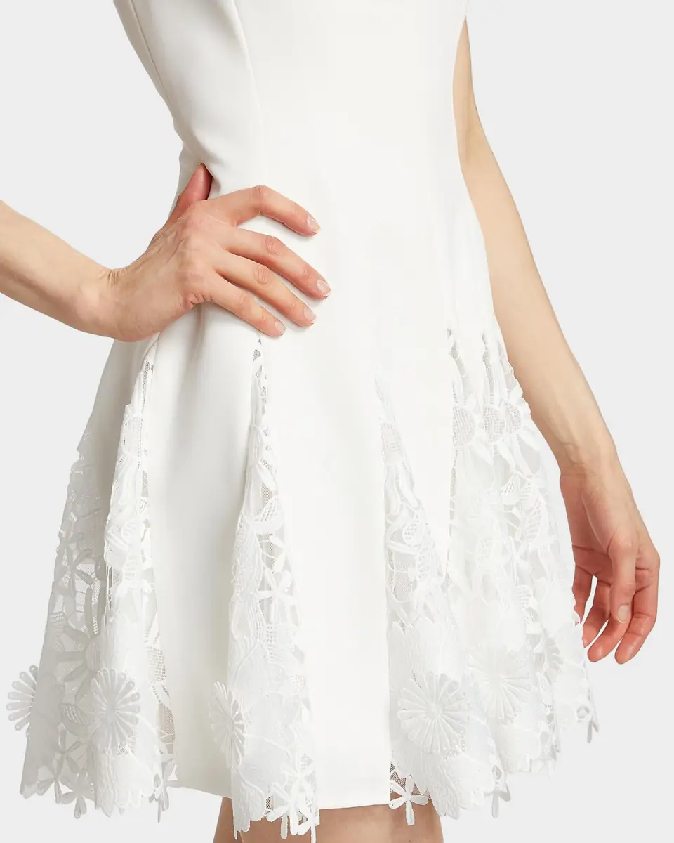 Milly Ariel Cady 3D Lace Minidress | Thumbnail 5 Milly Ariel Cady 3D Lace Minidress | Thumbnail 5