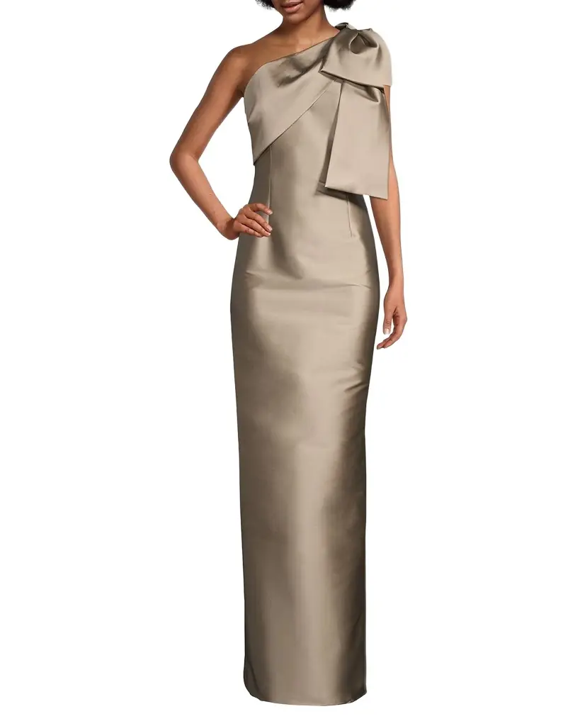 SACHIN & BABI Bonnie Satin One-Shoulder Gown | Image 1 SACHIN & BABI Bonnie Satin One-Shoulder Gown | Image 1