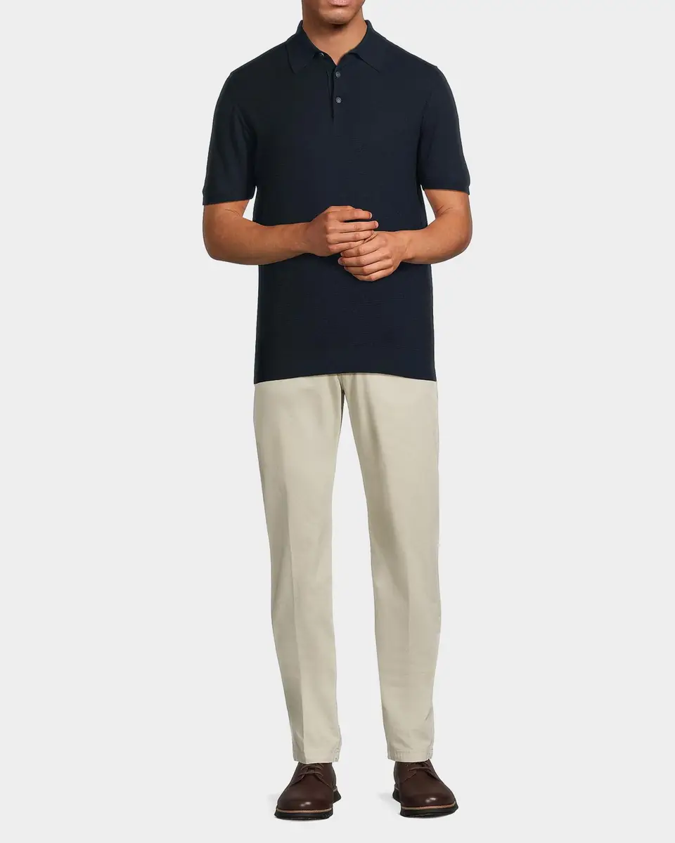 Kiton Diamond Weave Polo Shirt | Thumbnail 2 Kiton Diamond Weave Polo Shirt | Thumbnail 2