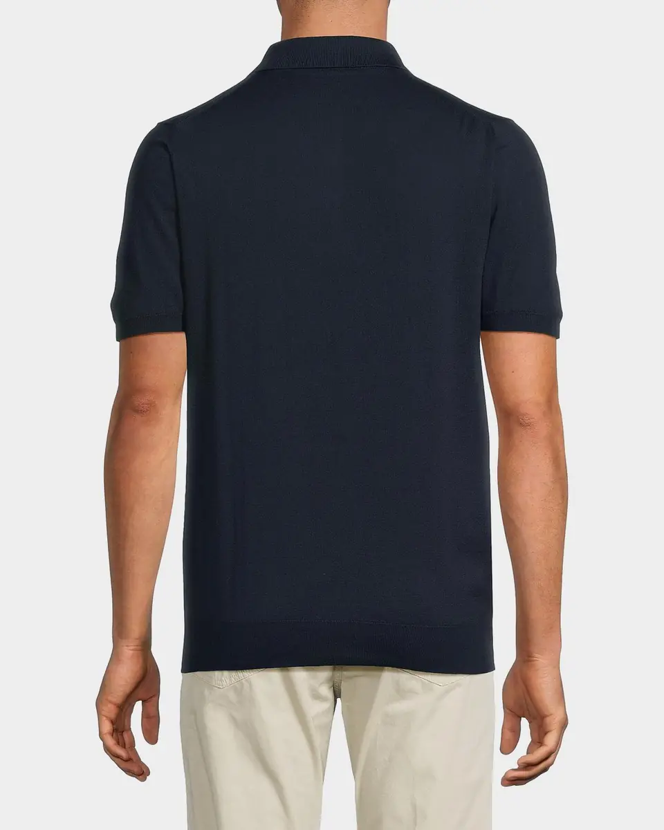 Kiton Diamond Weave Polo Shirt | Thumbnail 3 Kiton Diamond Weave Polo Shirt | Thumbnail 3
