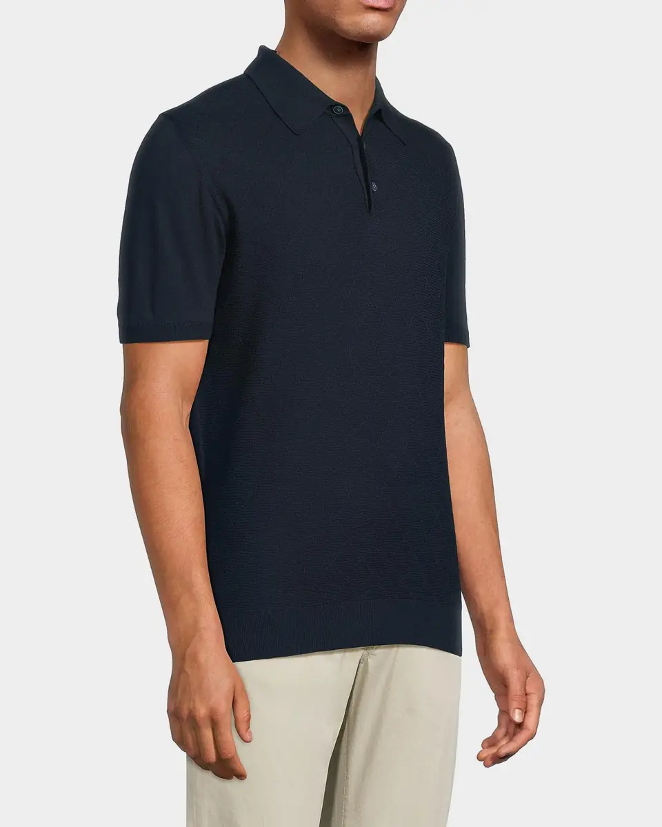 Kiton Diamond Weave Polo Shirt | Thumbnail 6 Kiton Diamond Weave Polo Shirt | Thumbnail 6
