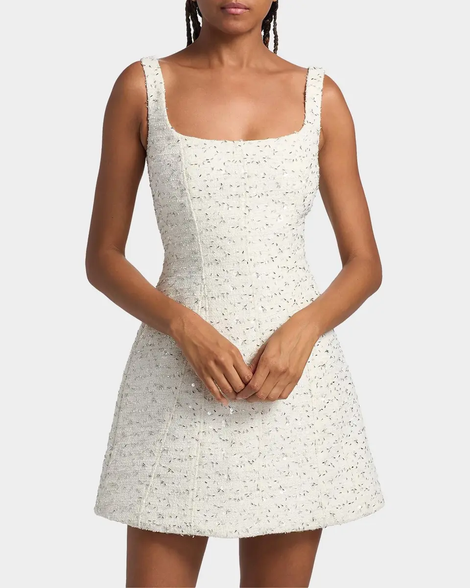 As It May Emery Beaded Tweed Minidress | Thumbnail 3 As It May Emery Beaded Tweed Minidress | Thumbnail 3