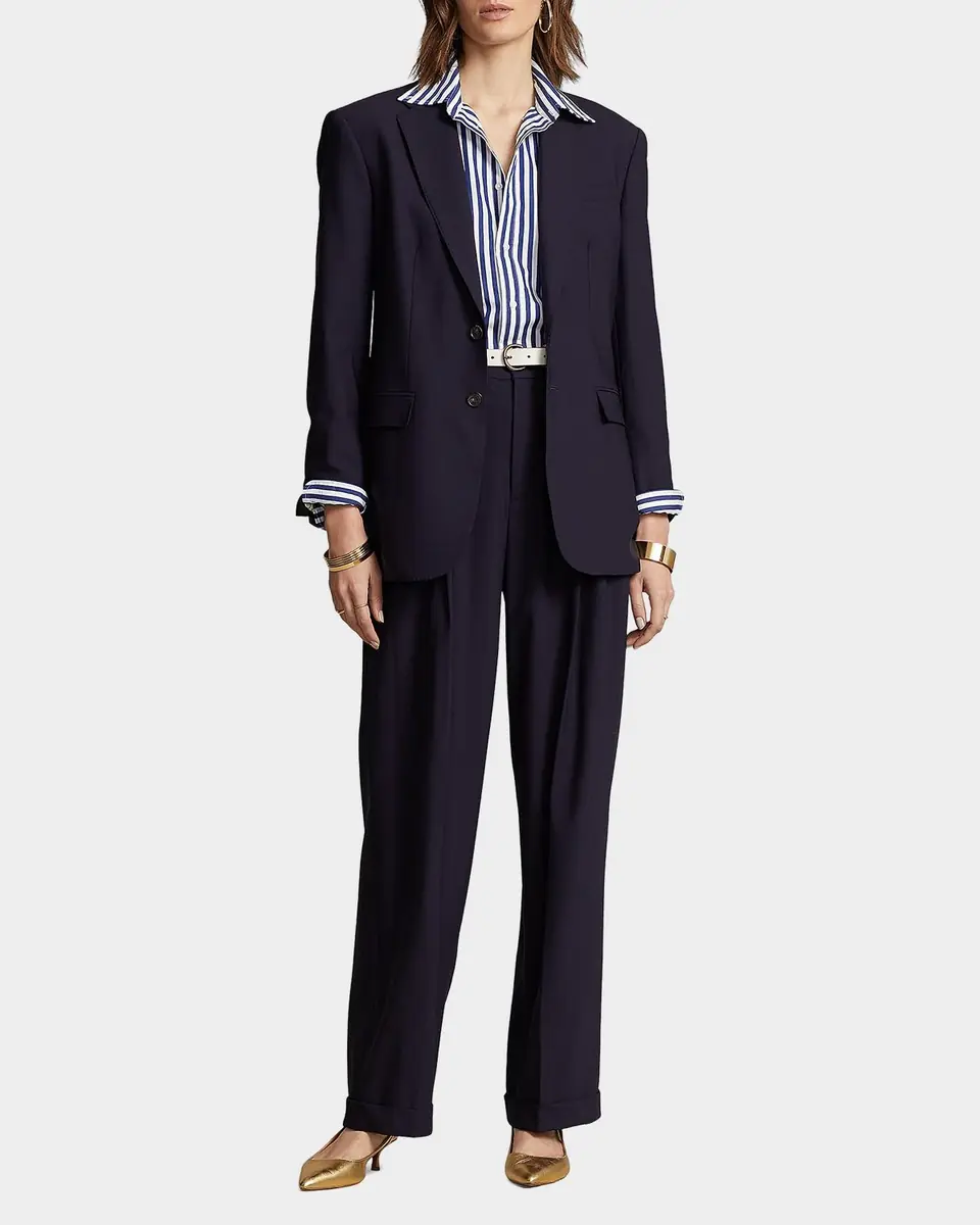 Polo Ralph Lauren Single-Breasted Stretch Wool Blazer | Thumbnail 2