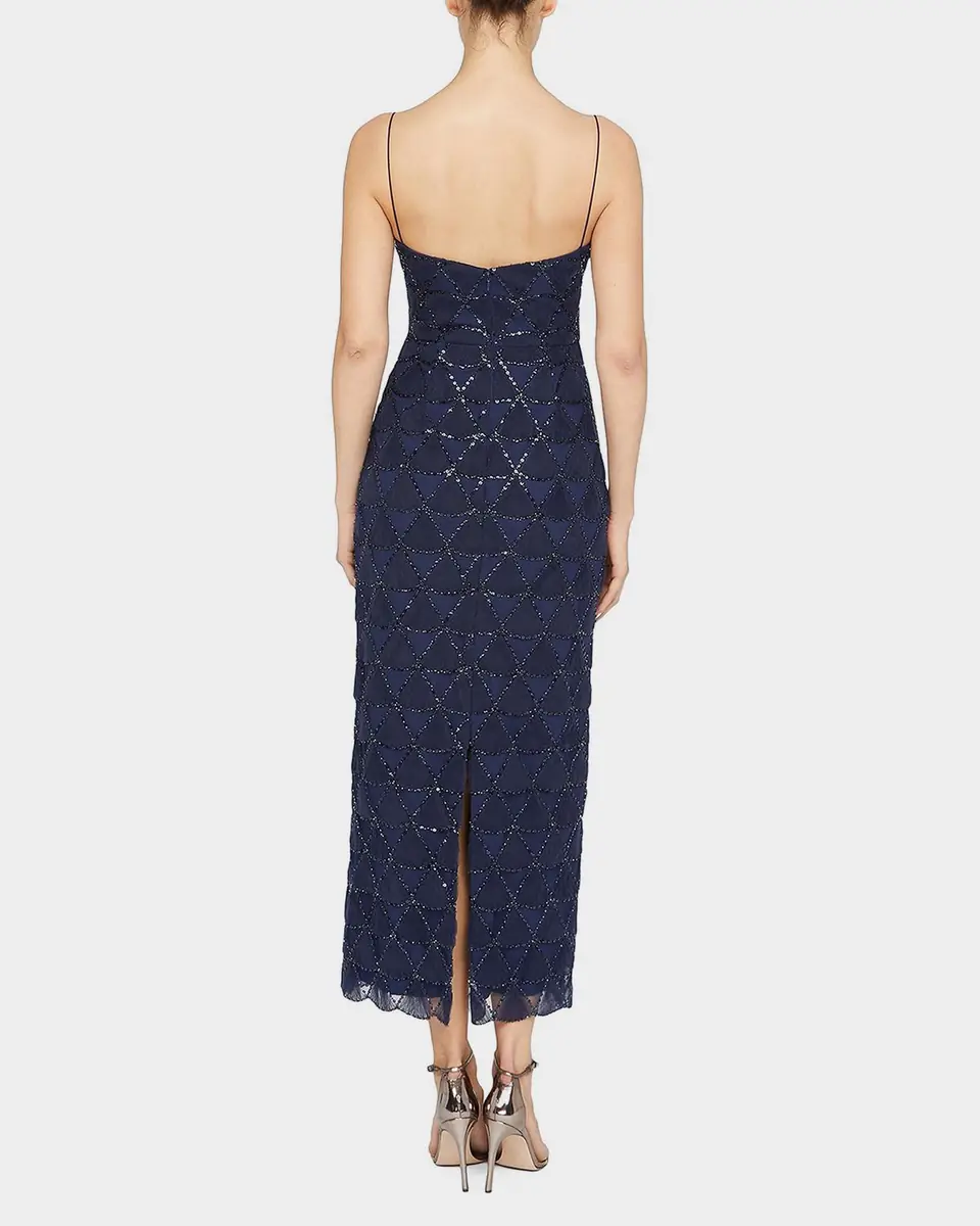 Theia Elsy Beaded Tulle Cocktail Dress | Thumbnail 2 Theia Elsy Beaded Tulle Cocktail Dress | Thumbnail 2