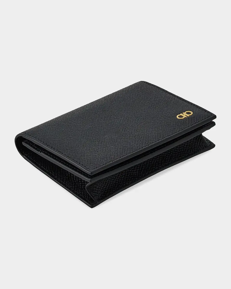 Ferragamo Micro Gancio Bi-Fold Wallet | Thumbnail 4 Ferragamo Micro Gancio Bi-Fold Wallet | Thumbnail 4
