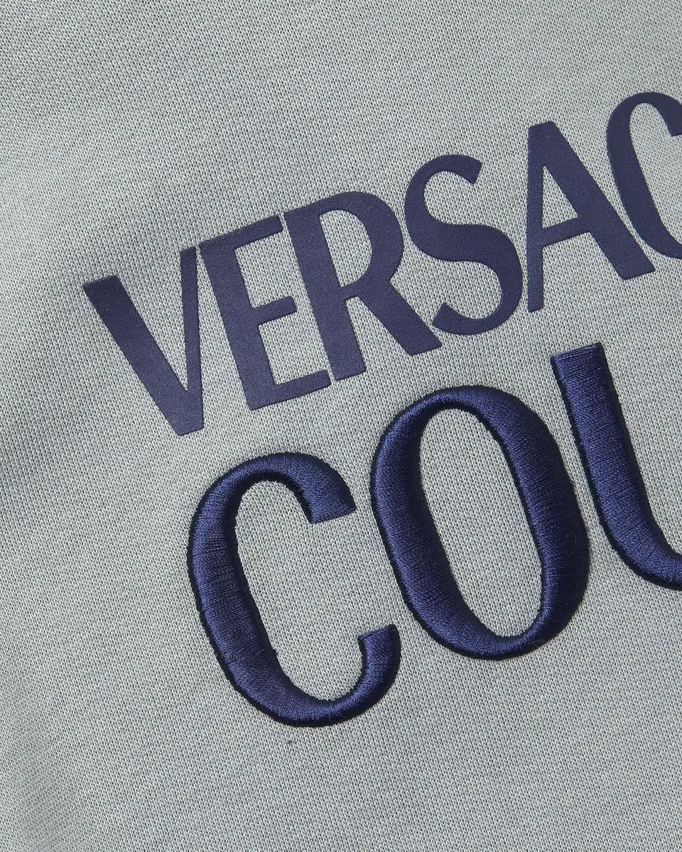 Versace Jeans Couture Logo Cotton Hoodie | Thumbnail 5