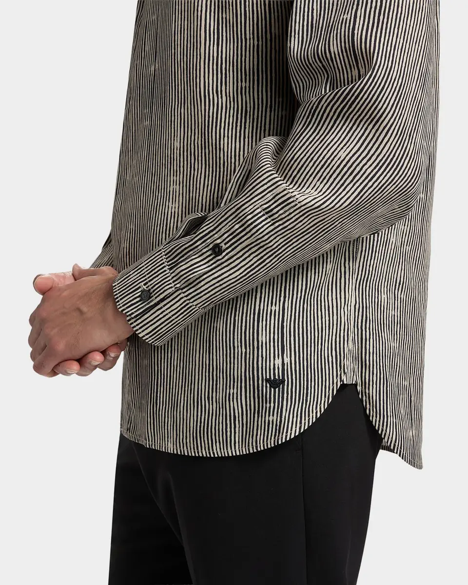 Emporio Armani Irregular Stripe Sport Shirt | Thumbnail 5