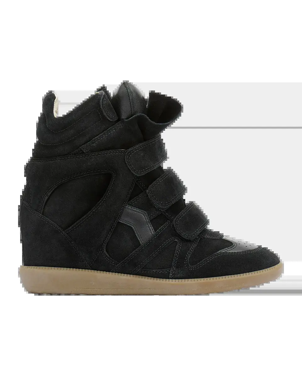 Isabel Marant Bekett Leather & Suede High-Top Platform Sneakers | Thumbnail 2