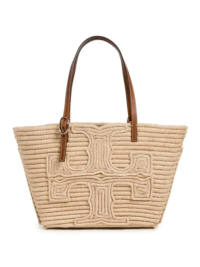 Ella Structured Straw Small Tote Ella Structured Straw Small Tote
