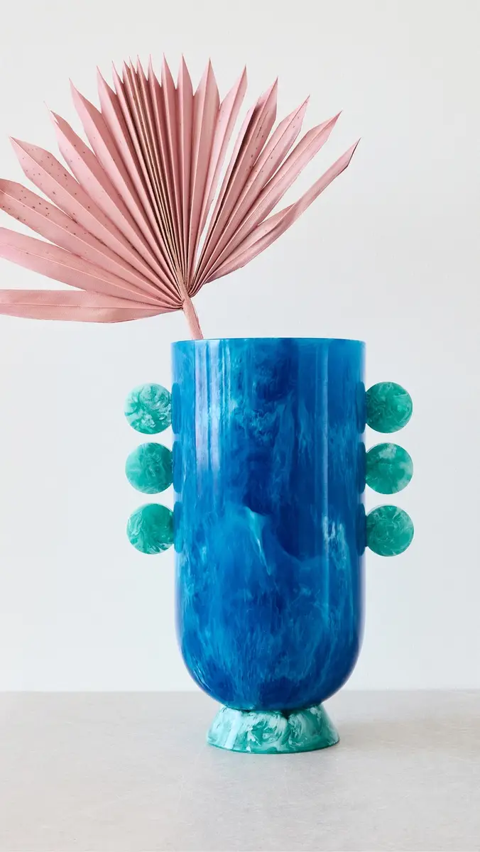 Jonathan Adler Mustique Ripple Resin Vase | Thumbnail 3 Jonathan Adler Mustique Ripple Resin Vase | Thumbnail 3