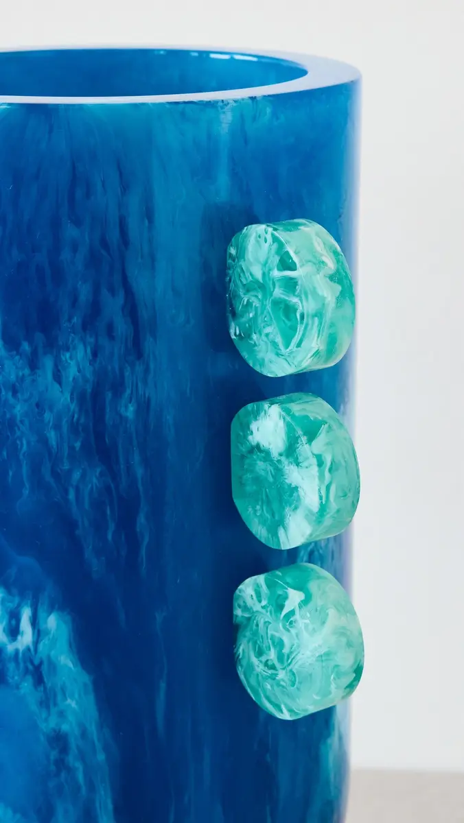 Jonathan Adler Mustique Ripple Resin Vase | Thumbnail 4 Jonathan Adler Mustique Ripple Resin Vase | Thumbnail 4
