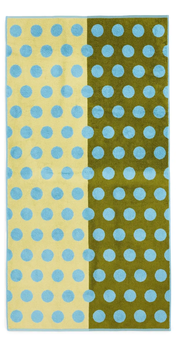 Dusen Dusen Bath Towel Blue Dot | Image 1 Dusen Dusen Bath Towel Blue Dot | Image 1