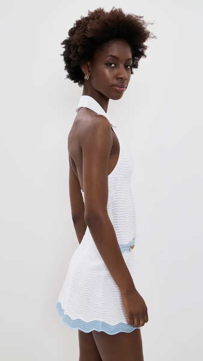 Retrofête Dorianne Dress Metallic White/Glace | Thumbnail 4