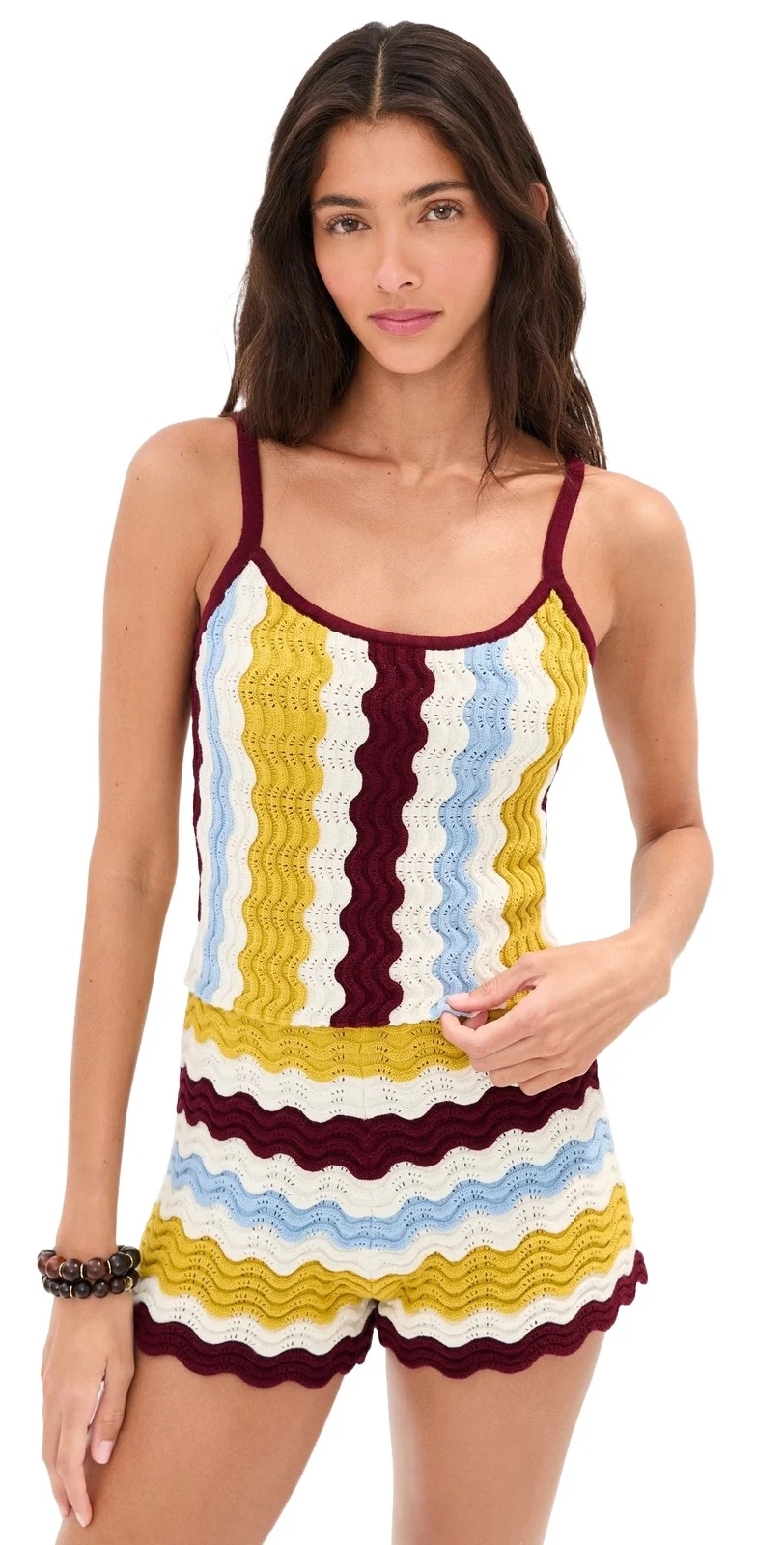 Jeselle Wavy Stripe Tank Top Jeselle Wavy Stripe Tank Top