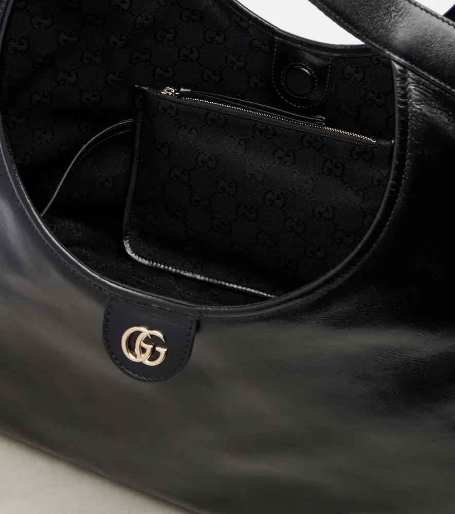 Gucci Giglio Large leather tote bag | Thumbnail 4