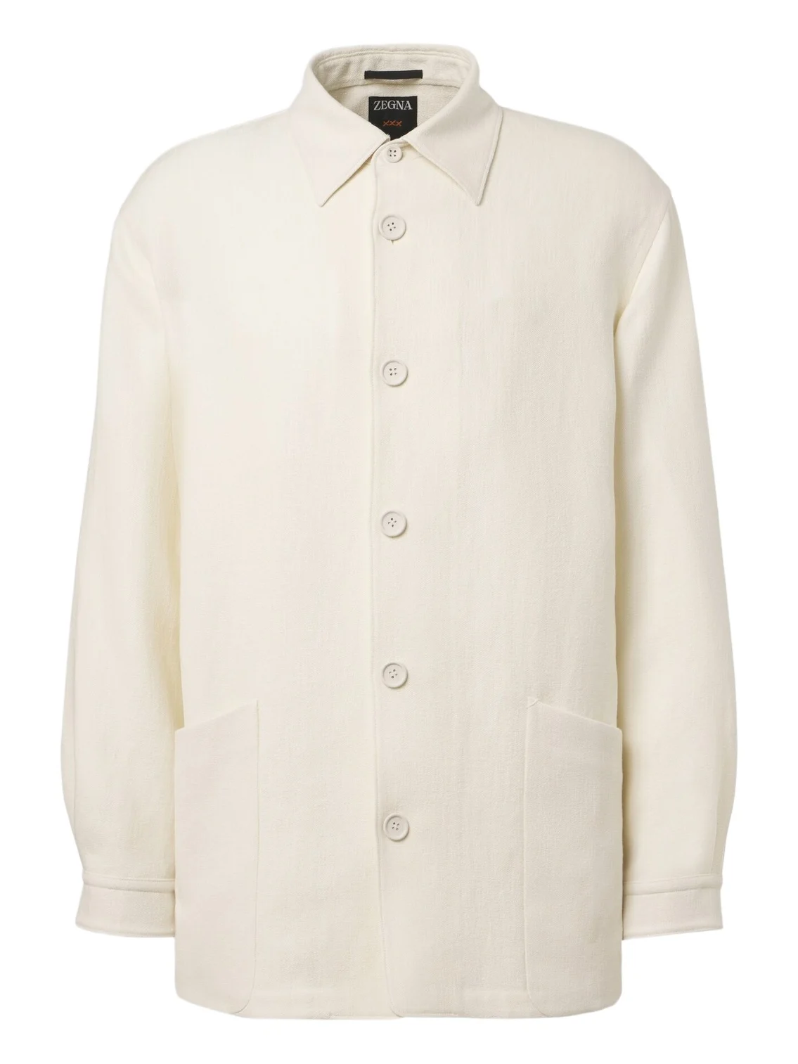 Zegna Wool and linen overshirt