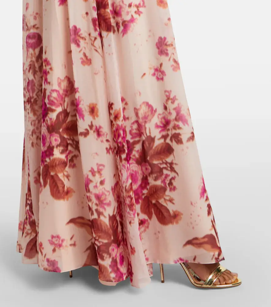 Erdem Floral neck-tie silk voile gown | Thumbnail 6 Erdem Floral neck-tie silk voile gown | Thumbnail 6