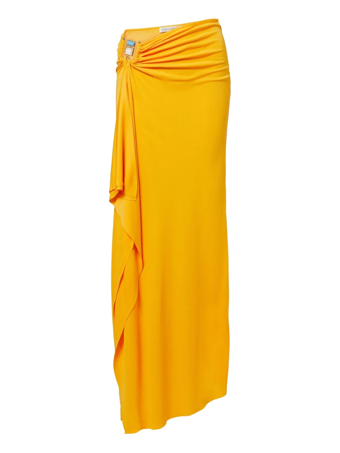 Embellished gathered jersey maxi skirt Embellished gathered jersey maxi skirt
