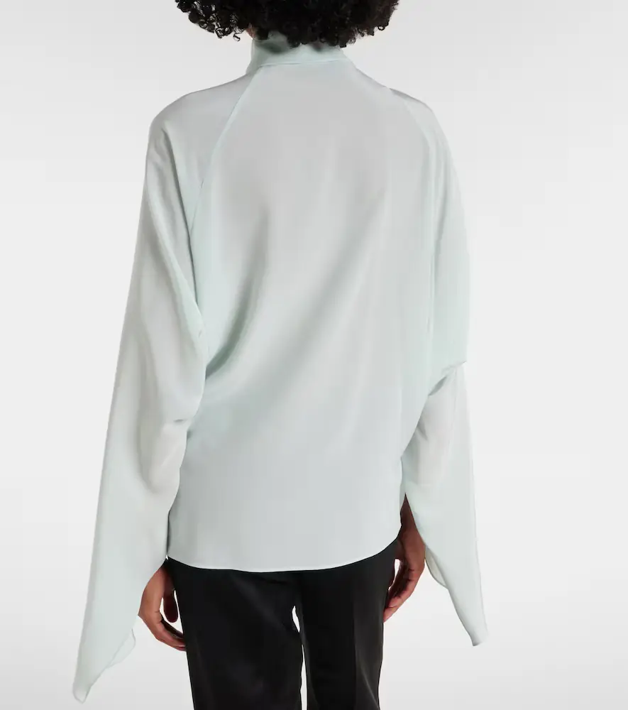 Stella McCartney Tie-neck silk blouse | Thumbnail 2 Stella McCartney Tie-neck silk blouse | Thumbnail 2