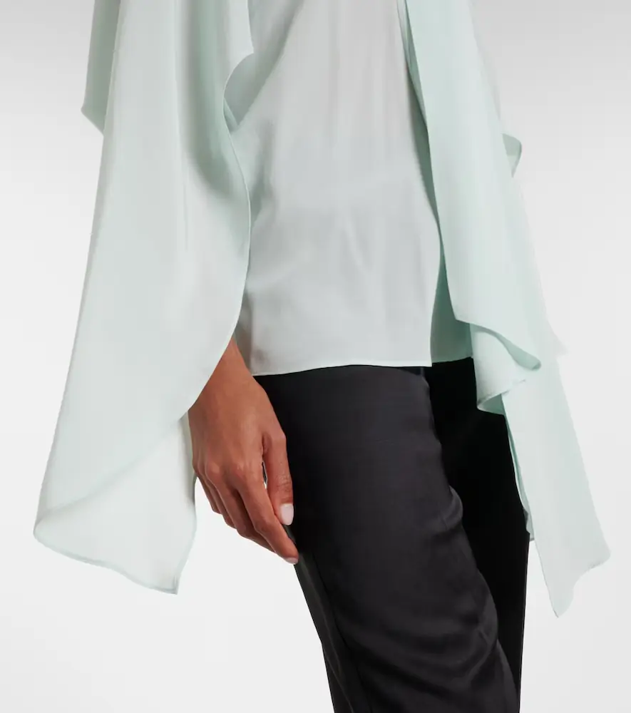 Stella McCartney Tie-neck silk blouse | Thumbnail 6 Stella McCartney Tie-neck silk blouse | Thumbnail 6