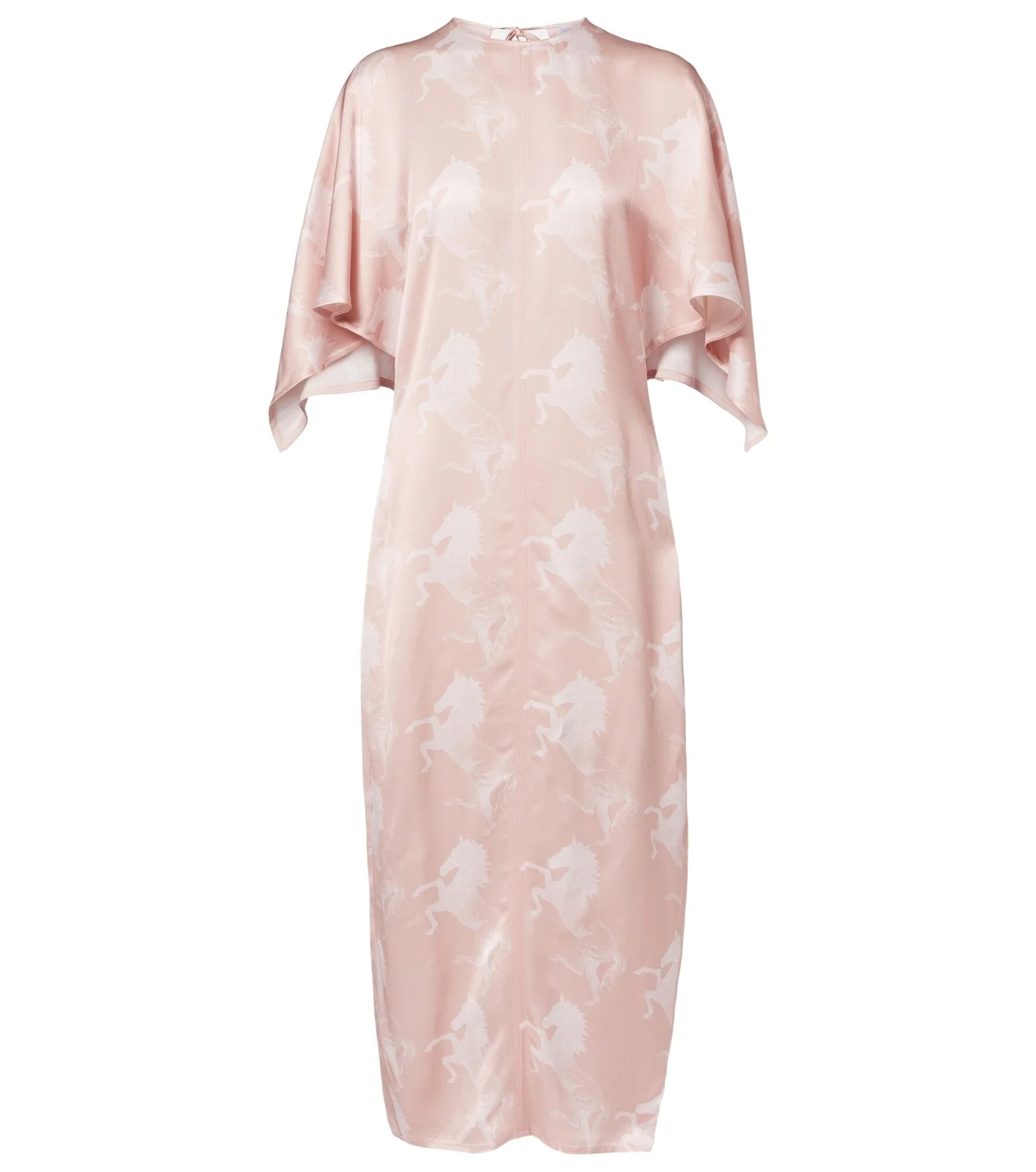 Stella McCartney Printed satin midi dress