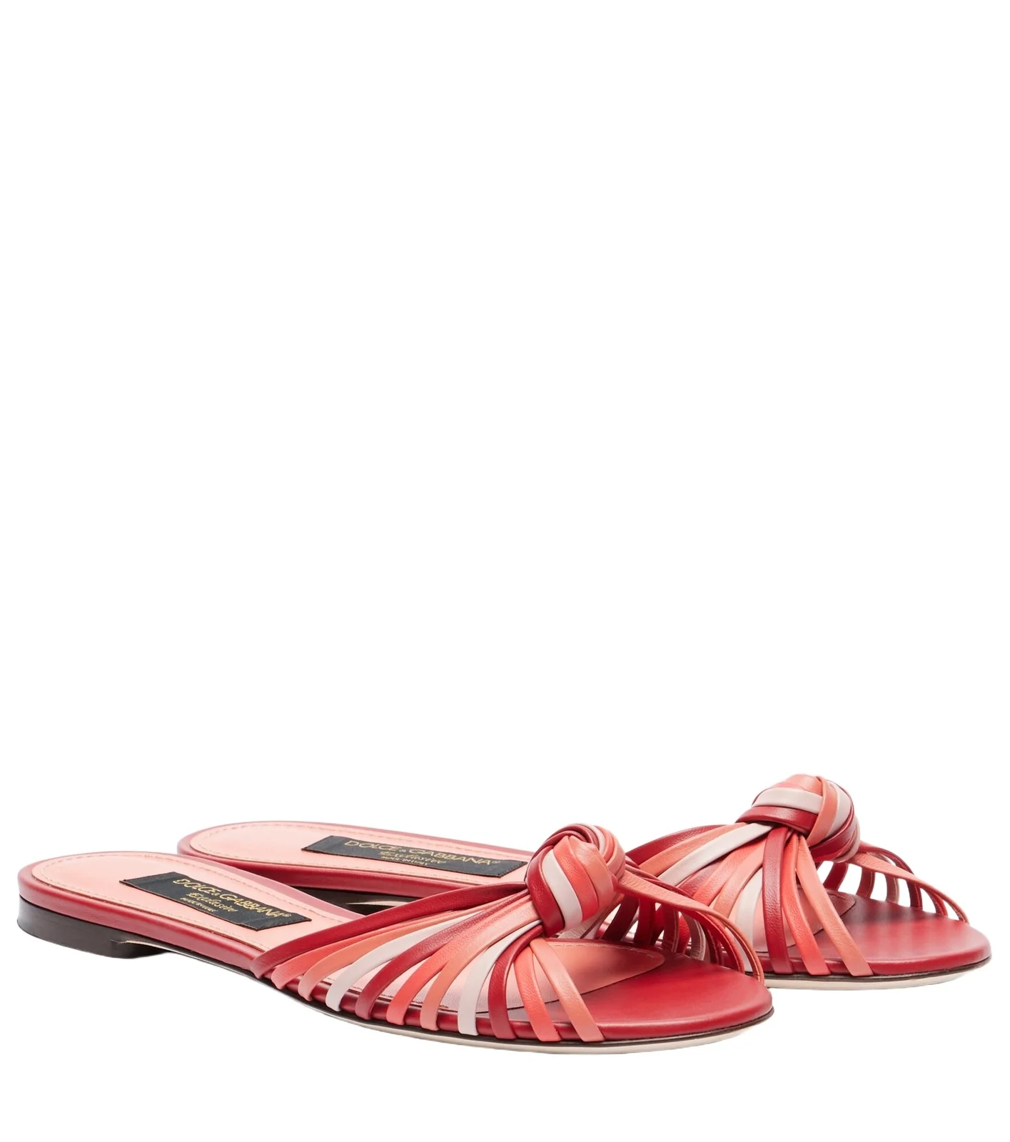 Dolce & Gabbana Bianca 2.0 leather slides