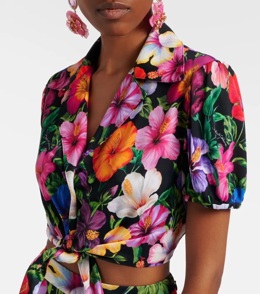 Dolce & Gabbana Floral crop top | Thumbnail 4