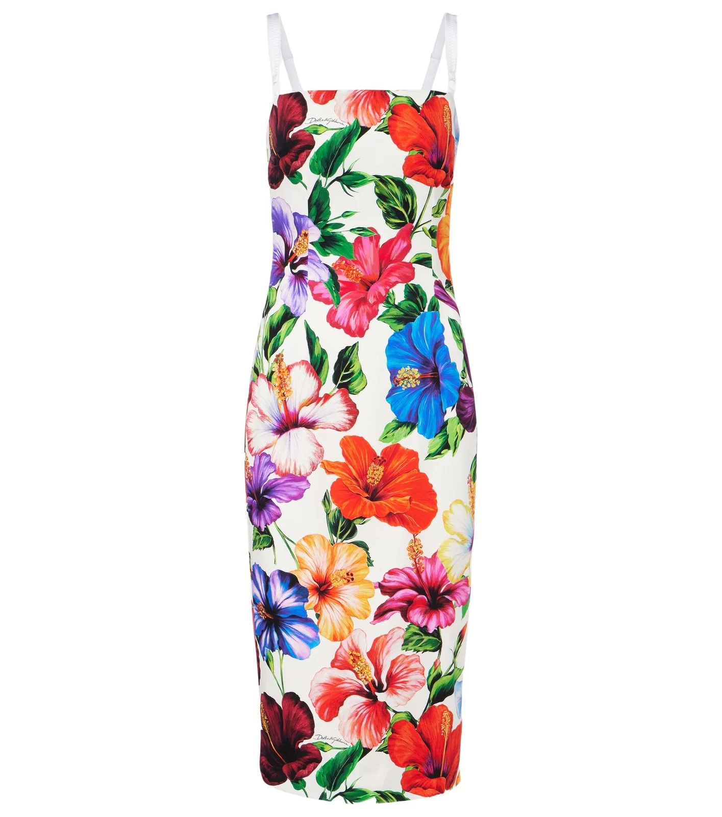 Floral silk-blend midi dress Floral silk-blend midi dress