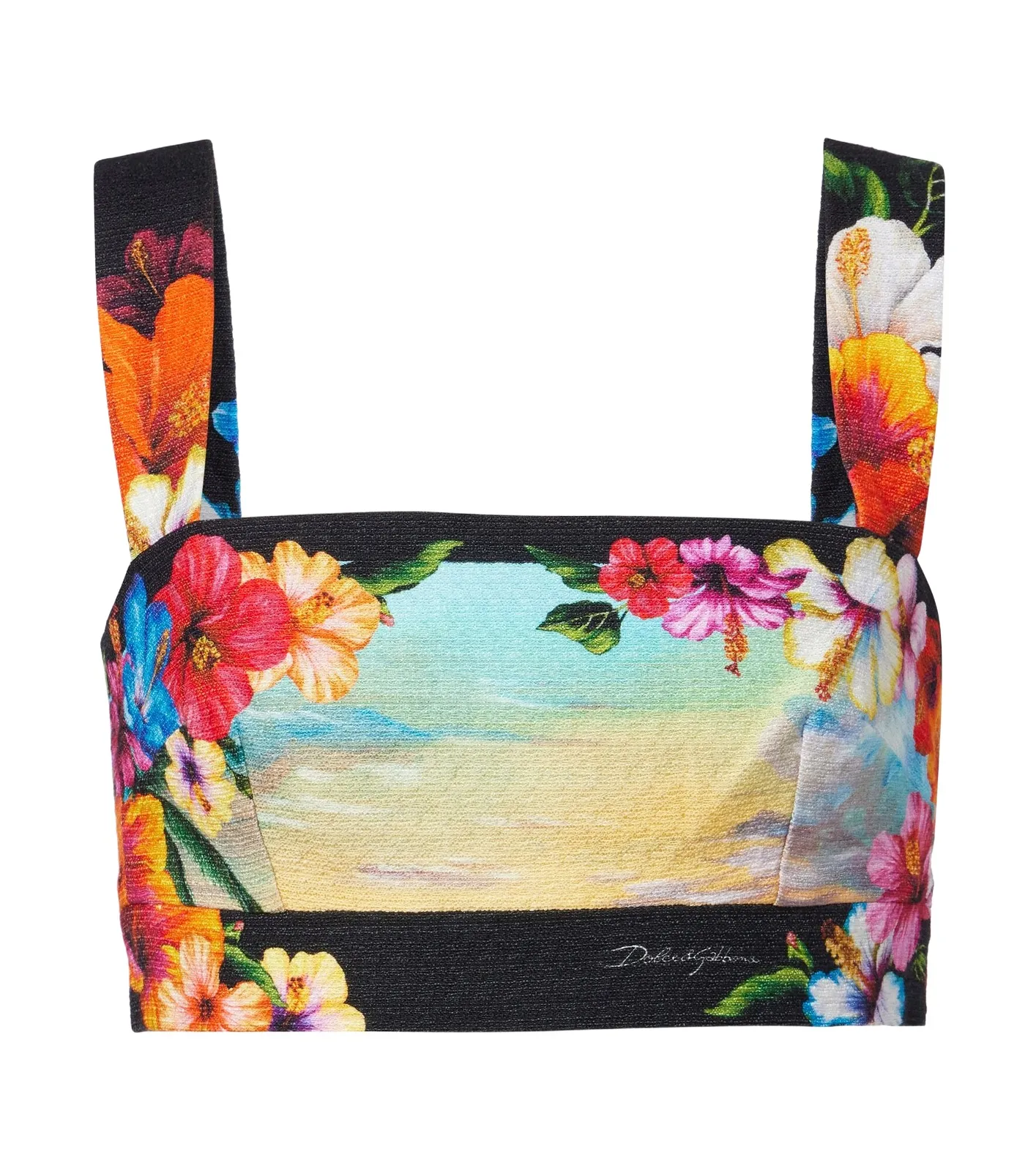 Printed crop top Printed crop top